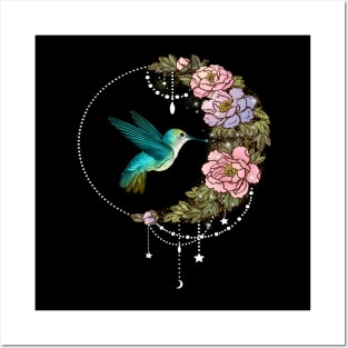 Cute Humming Bird Crown Costume Gift Posters and Art